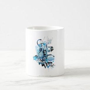 Blåttlykta grafisk 1 kaffemugg