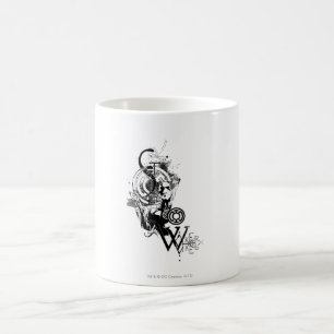 Blåttlykta grafiska 2 kaffemugg
