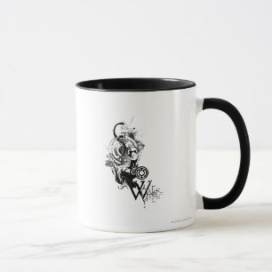 Blåttlykta grafiska 2 mugg