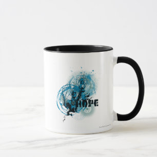 Blåttlykta grafiska 3 mugg