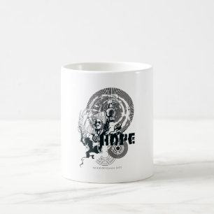 Blåttlykta grafiska 4 kaffemugg