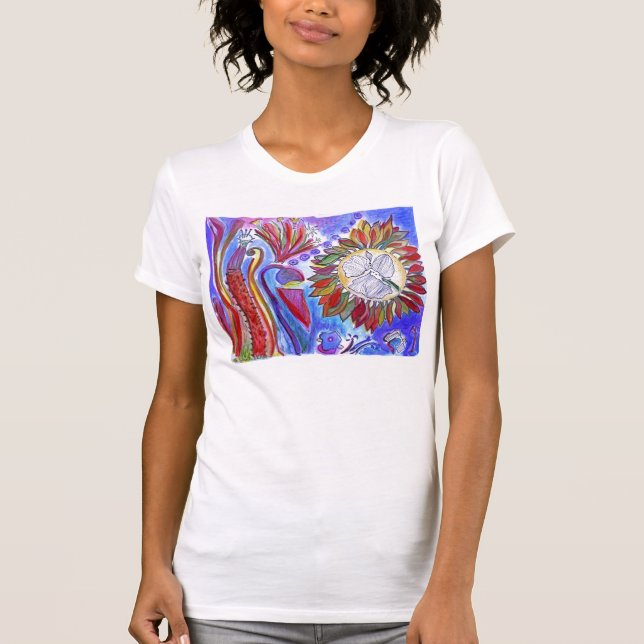 Blåttmagiträdgård 2 t shirt (Framsida)
