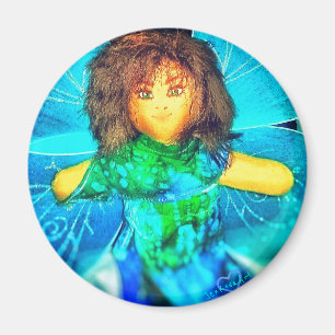 BLÅTTMAGNET för DOCKA 2FAERY Magnet