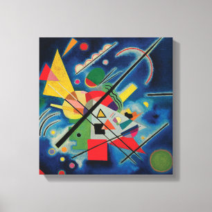 Blåttmålning av Wassily Kandinsky Canvastryck