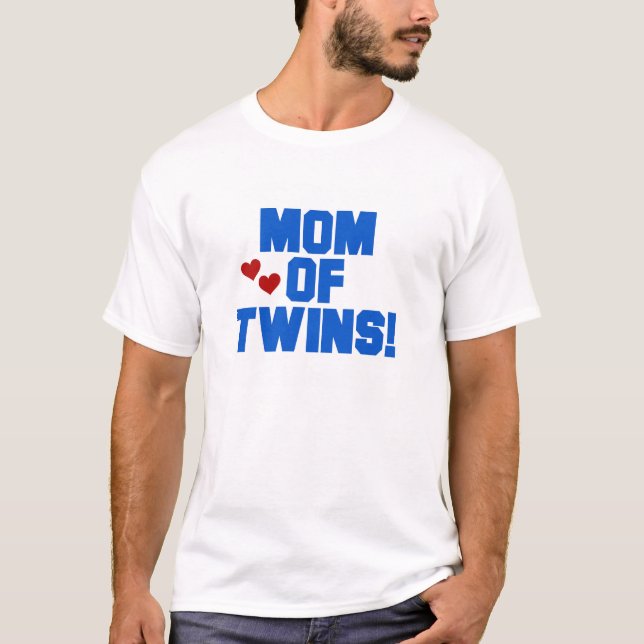 Blåttmamma av twillingar tröja (Framsida)