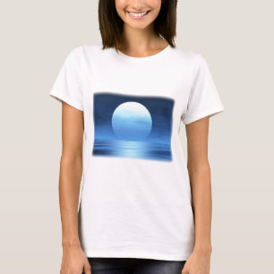 blåttmåne - anpassade med din text tee shirt