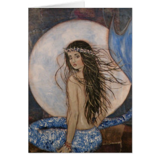 Blåttmåne Hälsningskort