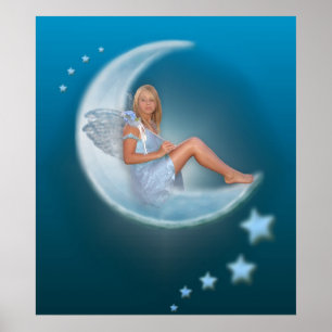 Blåttmåne Poster