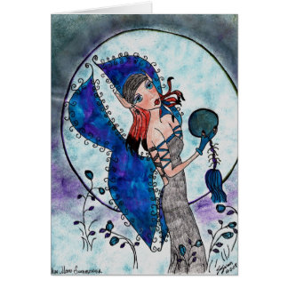 Blåttmåne Summoner v1 Hälsningskort