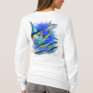BlåttMarlin och tonfisk Tee Shirt