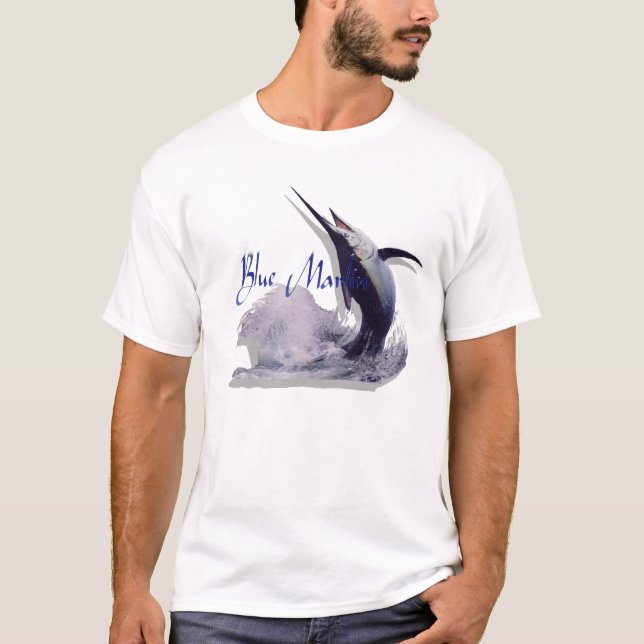 blåttmarlin tee (Framsida)