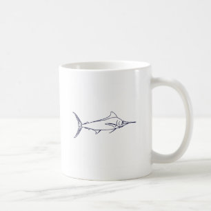 BlåttMarlinlogotyp Kaffemugg