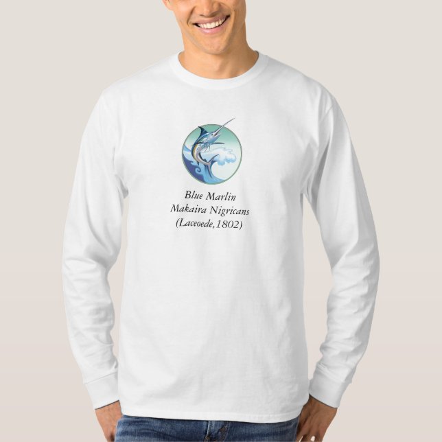 BlåttMarlinMakaira Nigricans (Laceoede,… T Shirt (Framsida)