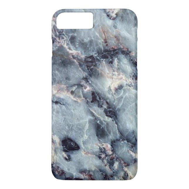 Blåttmarmorfodral Case-Mate iPhone Skal (Baksida)