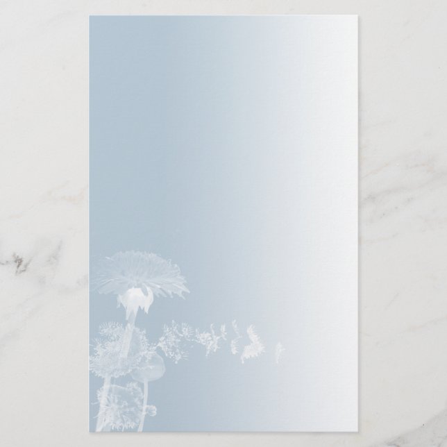 Blåttmaskrosbrevpapper Brevpapper (Framsida)