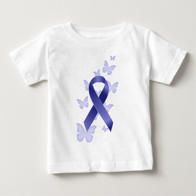 Blåttmedvetenhetband Tee (Framsida)