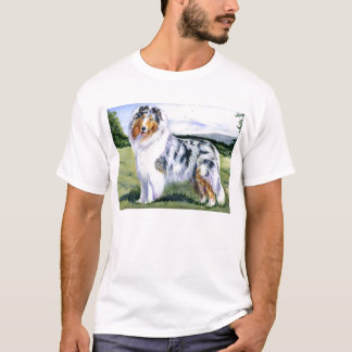 BlåttMerle Collie Tee Shirt