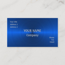 Blåttmetall Visitkort