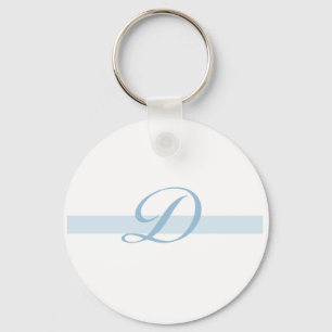 BlåttMonogram D Nyckelring