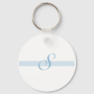 BlåttMonogram S Nyckelring