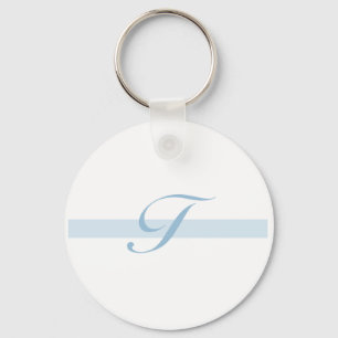 BlåttMonogram T Nyckelring