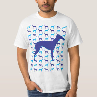 Blåttmönster T-shirt