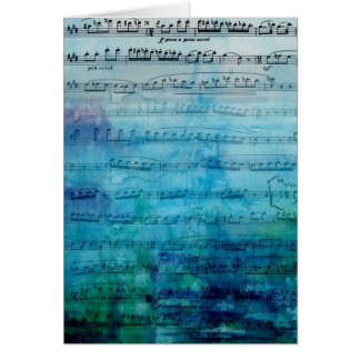 BlåttMoodmusik Hälsningskort