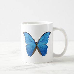 BlåttMorpho fjäril Kaffemugg
