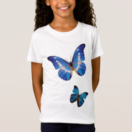 BlåttMorpho fjärilar Tee
