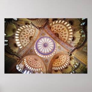 Blåttmoskétak i Istanbul Poster