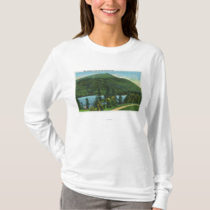 BlåttMt sjön beskådar av berg Tee Shirt