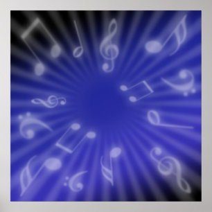Blåttmusik Poster
