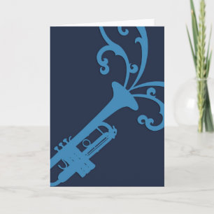 BlåttmusikalTrombone Kort