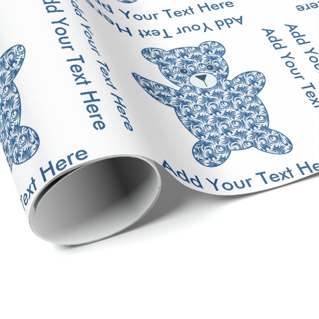 Blåttnalle Presentpapper (Rullad Hörn)