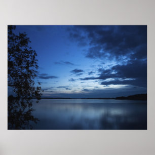 Blåttnatt Poster