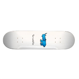 Blåttnoshörning Skateboard Bräda 19,5 Cm