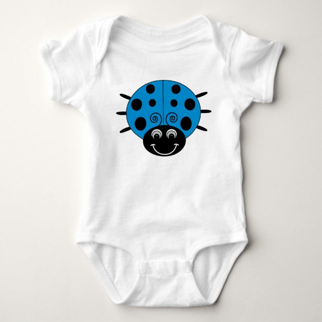 Blåttnyckelpiga Tee Shirt (Framsida)