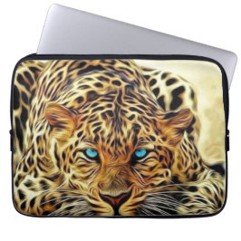 BlåttögaLeopard Laptop Sleeve