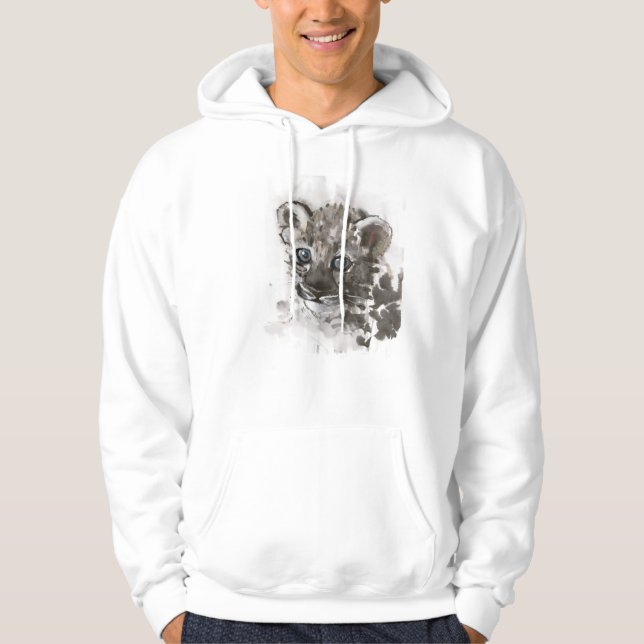 Blåttögon Sweatshirt Med Luva (Framsida)