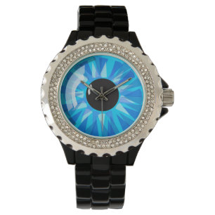 Blåttögonglob Armbandsur
