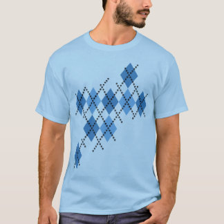 Blåttondska Argyle T-shirt