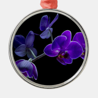 Blåttorchid Julgransprydnad Metall