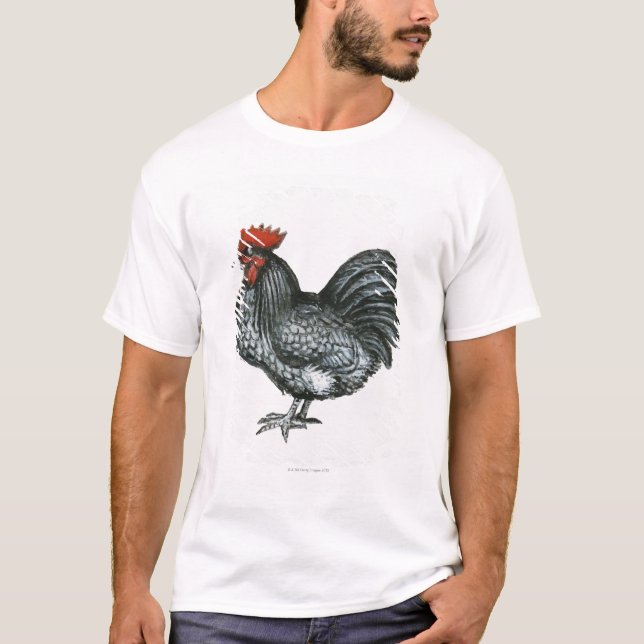 BlåttOrpington Bantam Tee Shirt (Framsida)