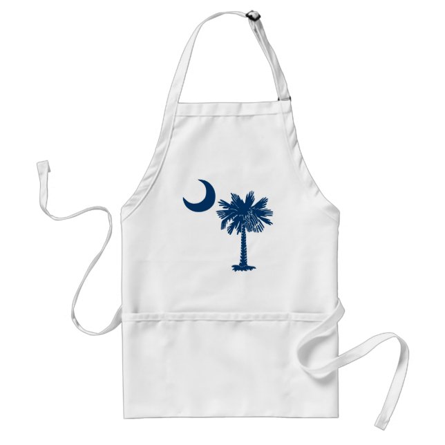 BlåttPalmettoförkläde Förkläde (Framsidan)