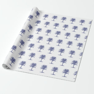 Blåttpalmträd Toile Presentpapper