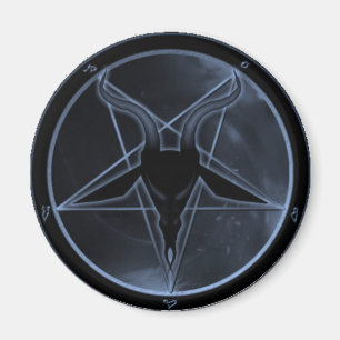 BlåttPentagram Magnet