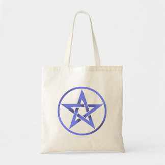 BlåttPentagramPentacle Tygkasse