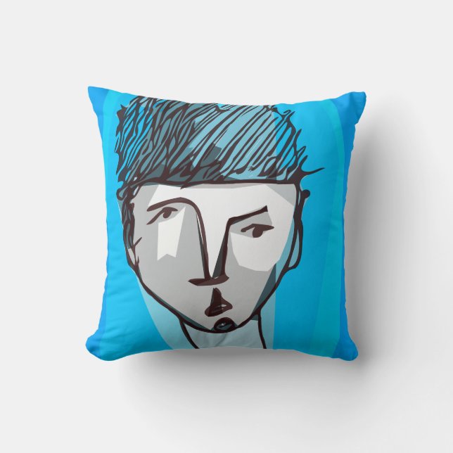 blåttperioden kudder kudde (Framsida)