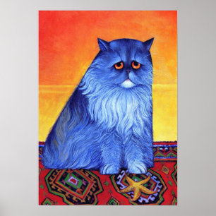 Blåttperser med sjöstjärnan poster