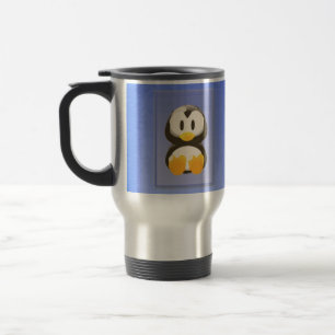 Blåttpingvintravel mug resemugg